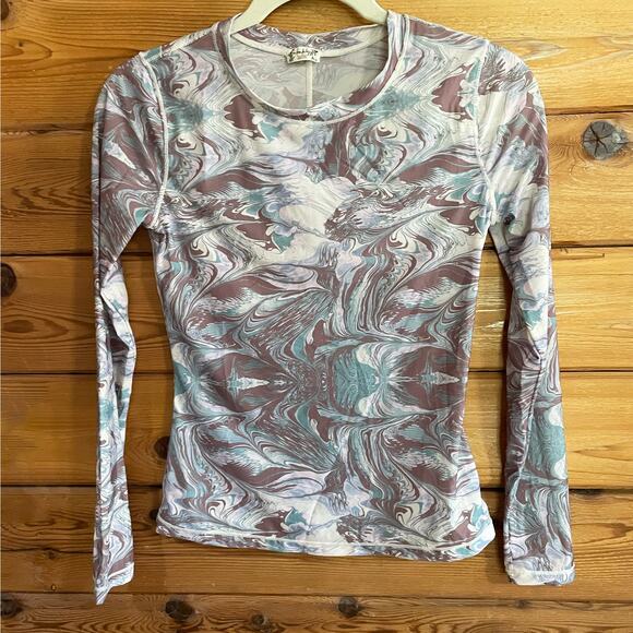 Free People "Walk This Way" Sheet top Small - Picture 1 of 5